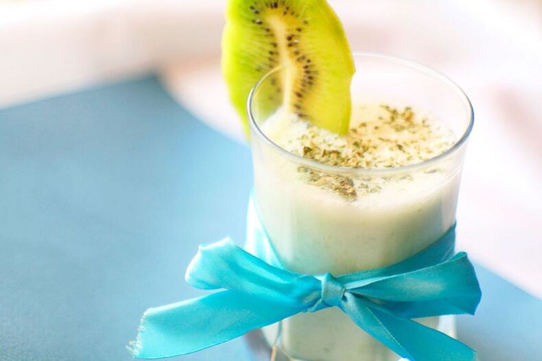 коктейл от кефир